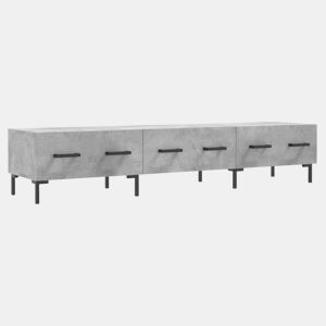 Móvel de TV - Modulo de TV - Armário de TV 150x36x30 cm derivados de madeira cinzento cimento