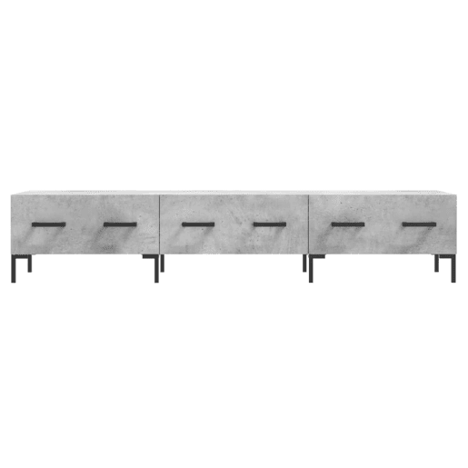 Móvel de TV - Modulo de TV - Armário de TV 150x36x30 cm derivados de madeira cinzento cimento
