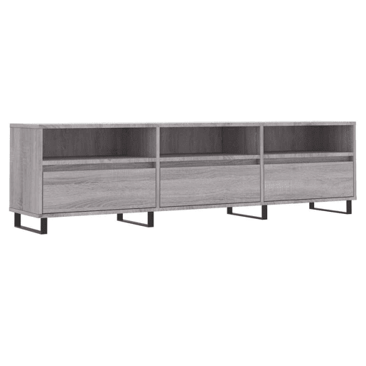 Móvel de TV - Modulo de TV - Armário de TV 150x30x44,5 cm derivados de madeira cinzento sonoma