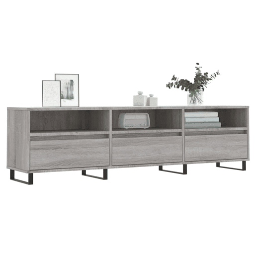 Móvel de TV - Modulo de TV - Armário de TV 150x30x44,5 cm derivados de madeira cinzento sonoma