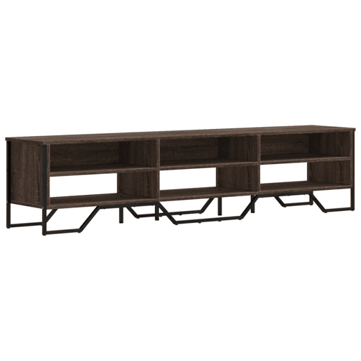 Móvel de TV - Modulo de TV - Armário de TV 180x34x41 cm derivados de madeira carvalho castanho