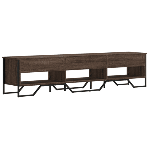 Móvel de TV - Modulo de TV - Armário de TV 180x34x41 cm derivados de madeira carvalho castanho