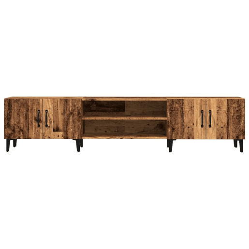 Móvel de TV - Modulo de TV - Armário de TV 180x31,5x40 cm derivados de madeira madeira velha Móvel de TV - Modulo de TV - Armário de TV 180x31,5x40 cm derivados de madeira madeira velha