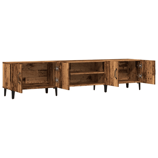 Móvel de TV - Modulo de TV - Armário de TV 180x31,5x40 cm derivados de madeira madeira velha Móvel de TV - Modulo de TV - Armário de TV 180x31,5x40 cm derivados de madeira madeira velha
