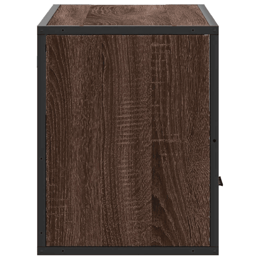 Móvel p TV, Armário de TV 80x31x39,5cm deriv. madeirametal carvalho castanho