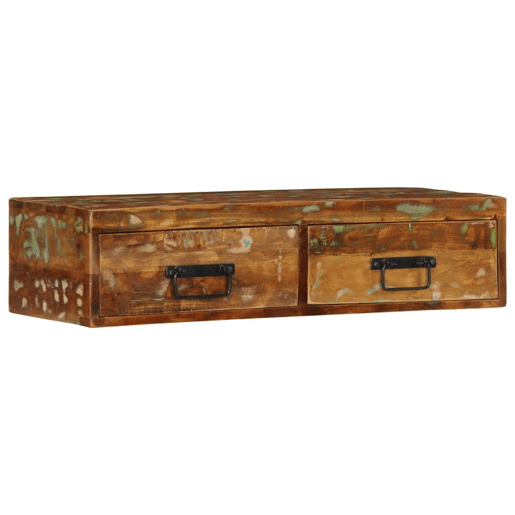 Armário de TV - Móvel de TV para parede 80x30x19 cm madeira recuperada maciça Armário de TV - Móvel de TV para parede 80x30x19 cm madeira recuperada maciça