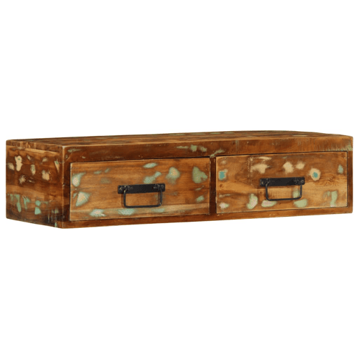 Armário de TV - Móvel de TV para parede 80x30x19 cm madeira recuperada maciça Armário de TV - Móvel de TV para parede 80x30x19 cm madeira recuperada maciça
