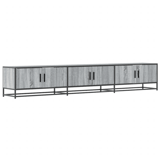 Móvel de TV - Modulo de TV - Armário de TV 240x35x41 cm derivados de madeira cinzento sonoma