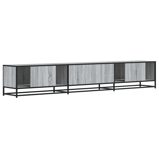 Móvel de TV - Modulo de TV - Armário de TV 240x35x41 cm derivados de madeira cinzento sonoma