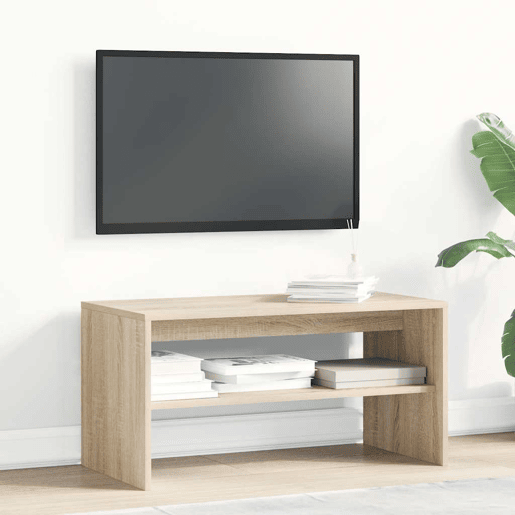Móvel de TV - Modulo de TV - Armário de TV 80x40x40 cm contraplacado carvalho sonoma