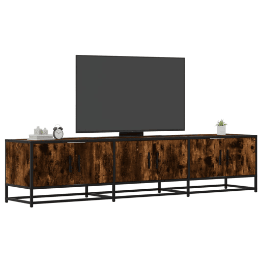 Móvel de TV - Modulo de TV - Armário de TV 180x35x41 cm derivados de madeira carvalho fumado