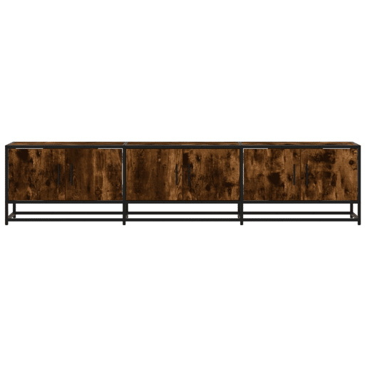 Móvel de TV - Modulo de TV - Armário de TV 180x35x41 cm derivados de madeira carvalho fumado
