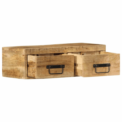 Armário de TV - Móvel de TV para parede 60x30x19 cm mangueira áspera maciça Armário de TV - Móvel de TV para parede 60x30x19 cm mangueira áspera maciça