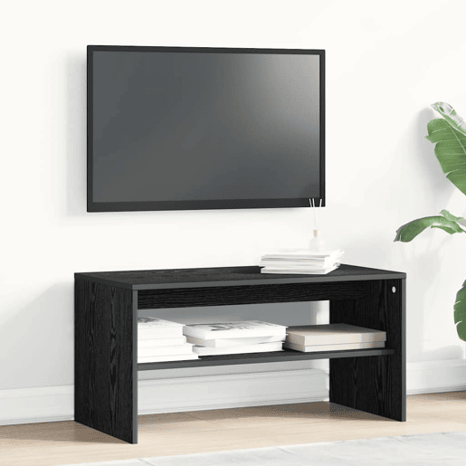 Móvel de TV - Modulo de TV - Armário de TV 80x40x40 cm derivados de madeira carvalho preto