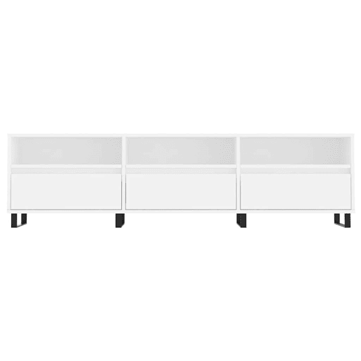 Móvel de TV - Modulo de TV - Armário de TV 150x30x44,5 cm derivados de madeira branco