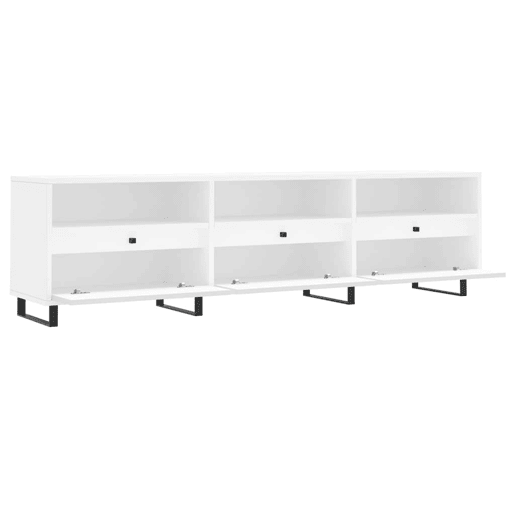 Móvel de TV - Modulo de TV - Armário de TV 150x30x44,5 cm derivados de madeira branco