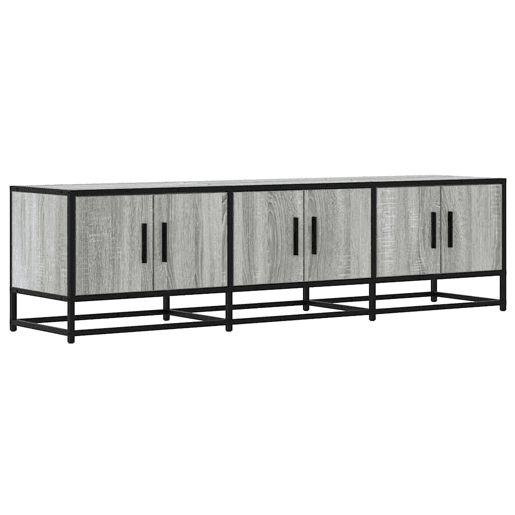Móvel p TV, Armário de TV 150x35x41 cm deriv. madeirametal cinzento sonoma
