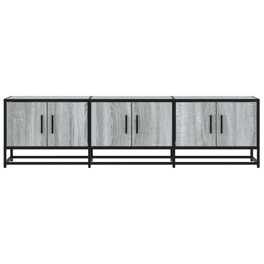 Móvel p TV, Armário de TV 150x35x41 cm deriv. madeirametal cinzento sonoma