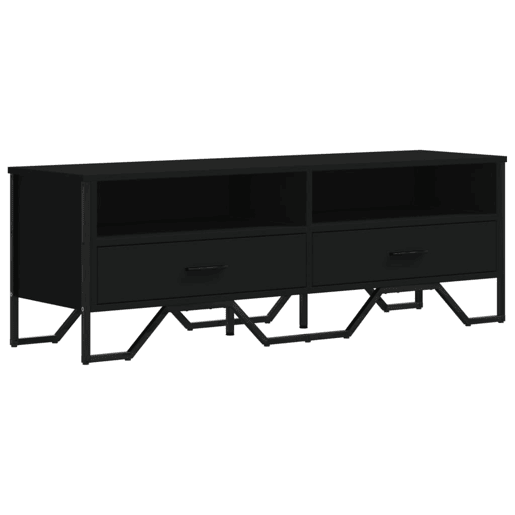 Móvel de TV - Modulo de TV - Armário de TV 122x34x41 cm derivados de madeira preto