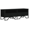 Móvel de TV - Modulo de TV - Armário de TV 122x34x41 cm derivados de madeira preto