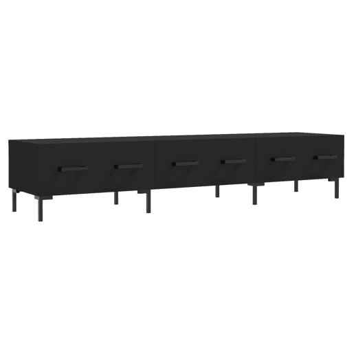 Móvel de TV - Modulo de TV - Armário de TV 80x36x50 cm derivados de madeira preto