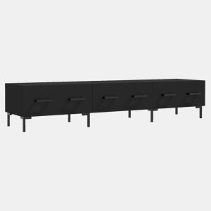 Móvel de TV - Modulo de TV - Armário de TV 80x36x50 cm derivados de madeira preto