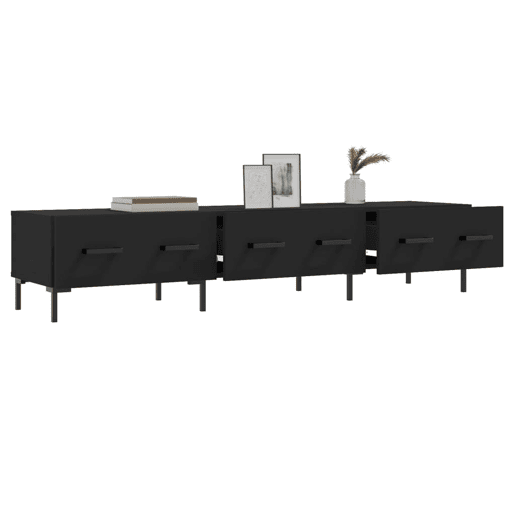 Móvel de TV - Modulo de TV - Armário de TV 80x36x50 cm derivados de madeira preto