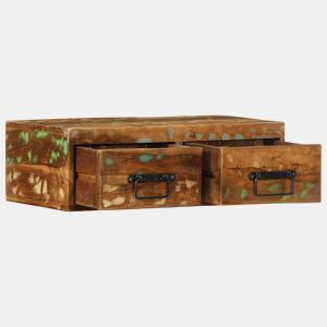 Armário de TV - Móvel de TV para parede 60x30x19 cm madeira recuperada maciça