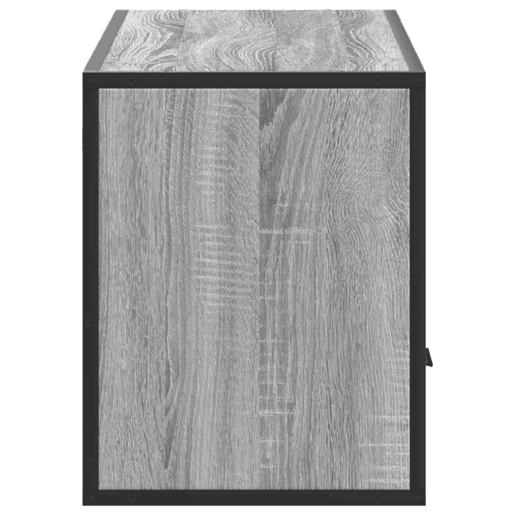 Móvel p TV, Armário de TV 100x31x39,5 cm deriv. madeirametal cinzento sonoma