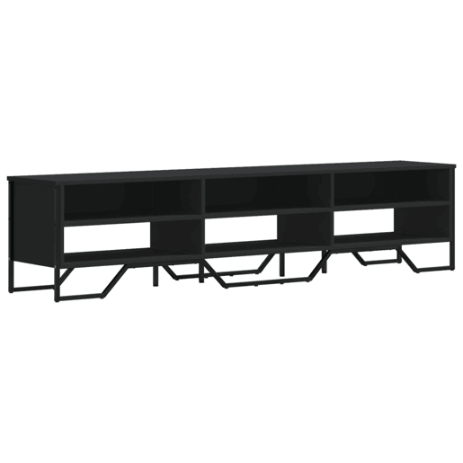 Móvel de TV - Modulo de TV - Armário de TV 180x34x41 cm derivados de madeira preto