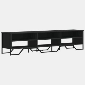 Móvel de TV - Modulo de TV - Armário de TV 180x34x41 cm derivados de madeira preto