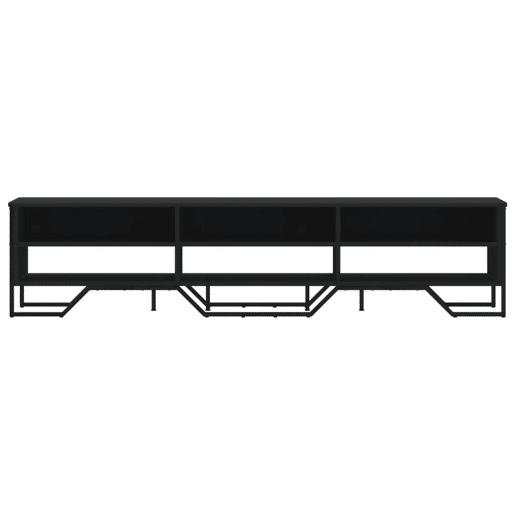 Móvel de TV - Modulo de TV - Armário de TV 180x34x41 cm derivados de madeira preto