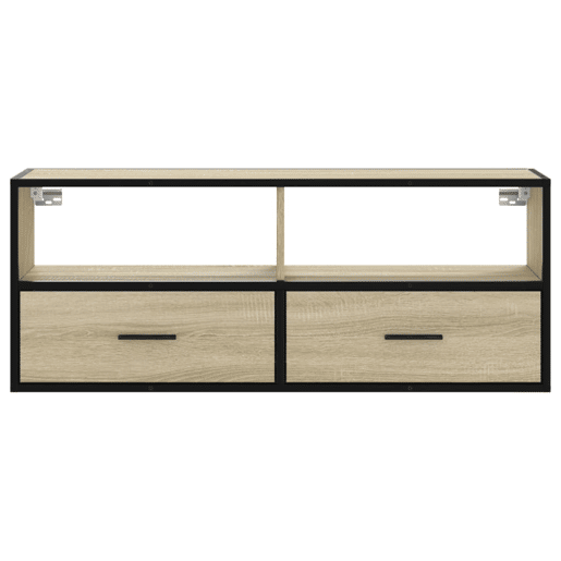 Móvel p TV, Armário de TV 100x31x39,5 cm deriv. madeirametal carvalho sonoma