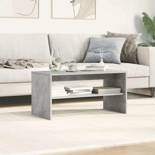 Móvel de TV - Modulo de TV - Armário de TV 80x40x40 cm contraplacado cinzento cimento