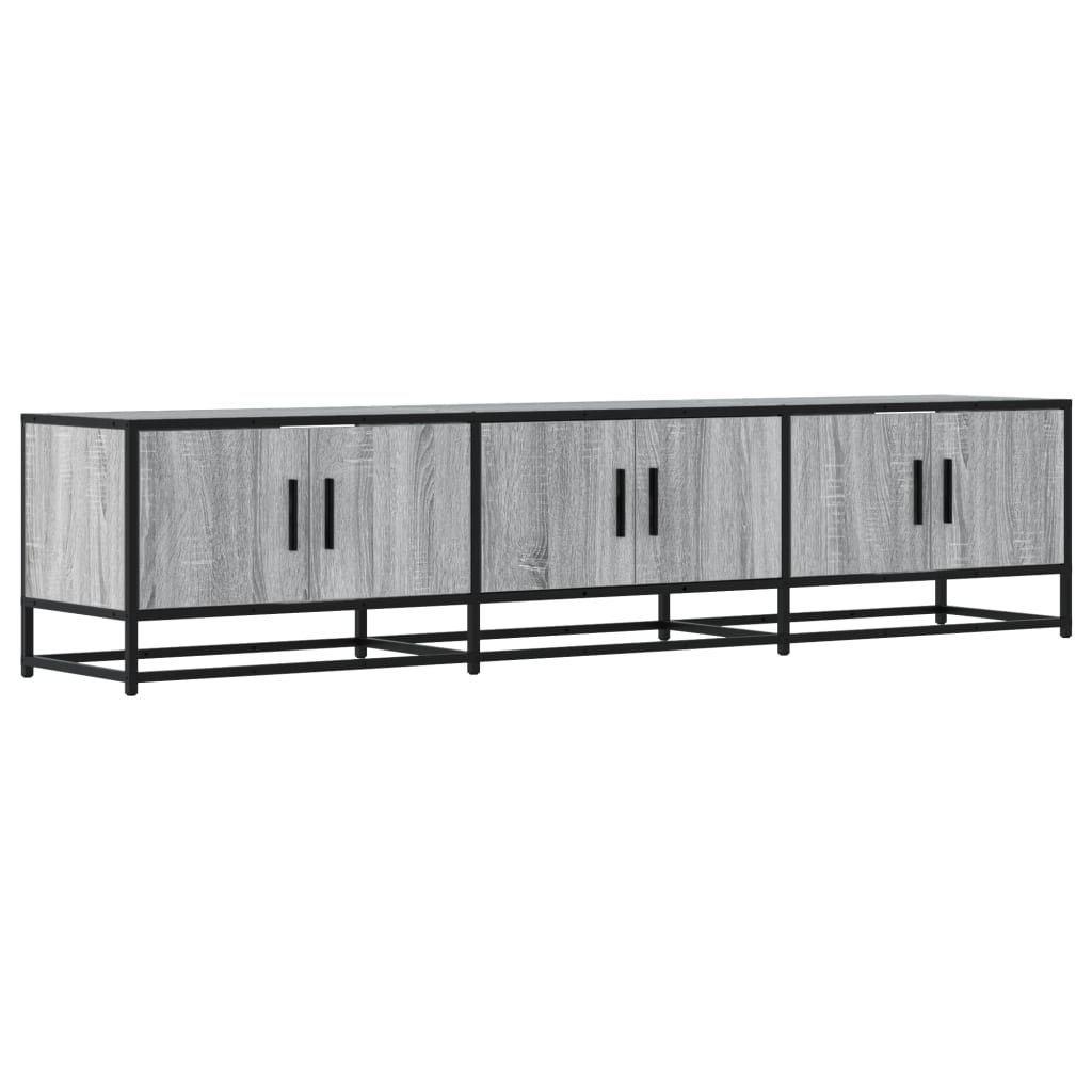 Mueble tv - mesa de tv madera de ingeniería gris sonoma 180x35x41 cm
