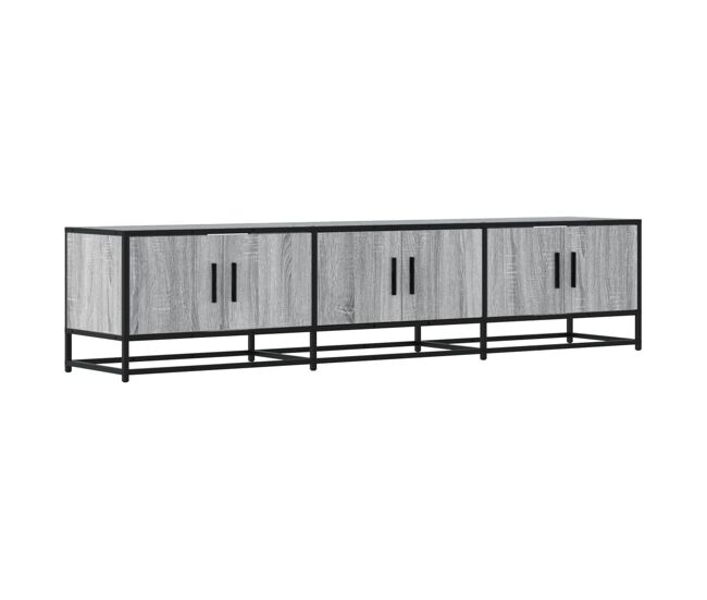 Mueble tv - mesa de tv madera de ingeniería gris sonoma 180x35x41 cm