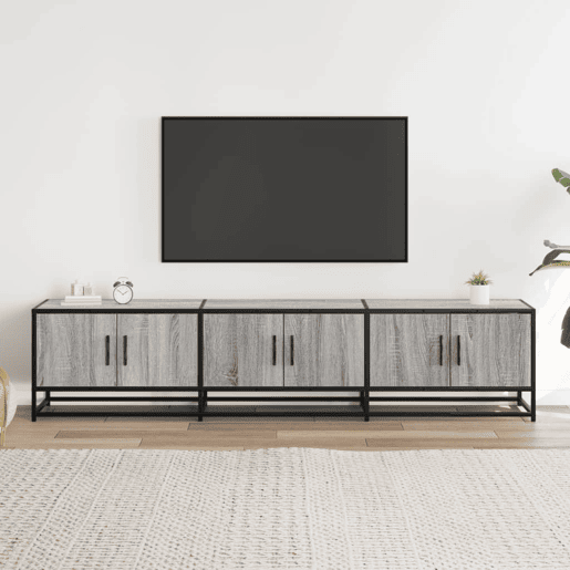 Móvel de TV - Modulo de TV - Armário de TV 180x35x41 cm derivados de madeira cinzento sonoma