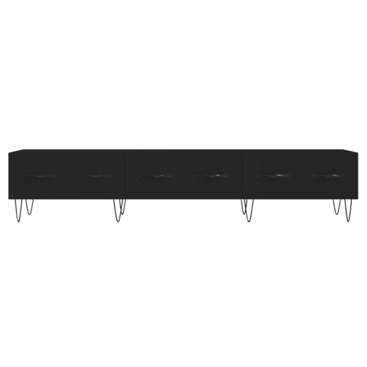 Móvel de TV - Modulo de TV - Armário de TV 80x36x50 cm derivados de madeira preto