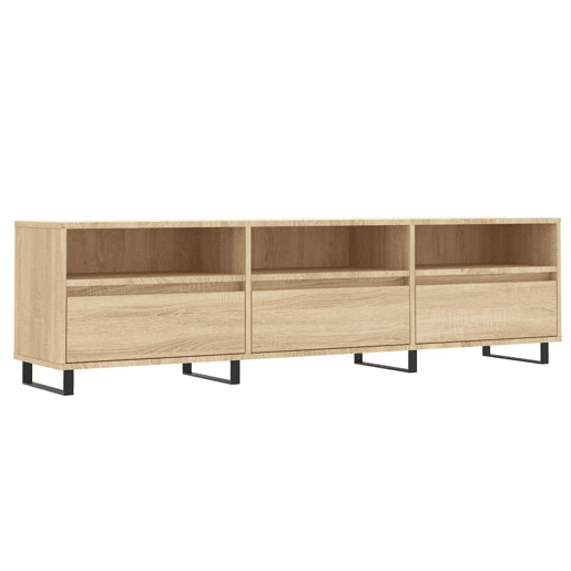 Móvel de TV - Modulo de TV - Armário de TV 150x30x44,5 cm derivados de madeira carvalho sonoma