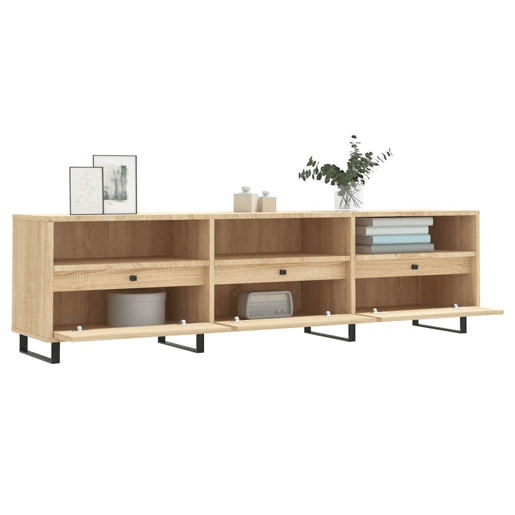 Móvel de TV - Modulo de TV - Armário de TV 150x30x44,5 cm derivados de madeira carvalho sonoma