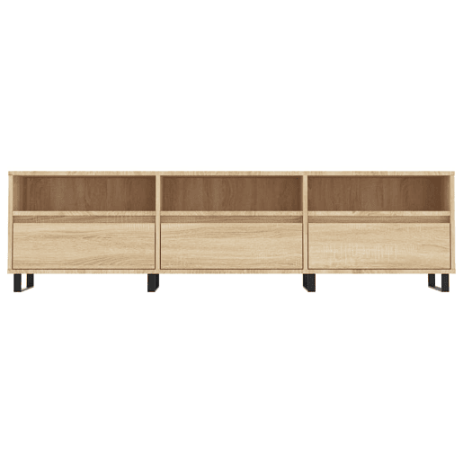 Móvel de TV - Modulo de TV - Armário de TV 150x30x44,5 cm derivados de madeira carvalho sonoma