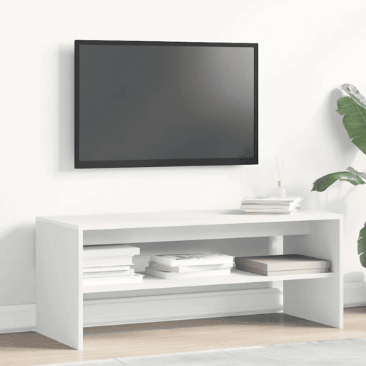 Móvel de TV - Modulo de TV - Armário de TV 100x40x40 cm contraplacado branco
