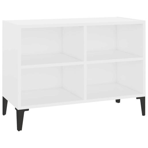 Móvel de TV - Modulo de TV - Armário de TV com pernas em metal 69,5x30x50 cm branco