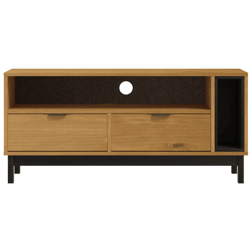 Móvel de TV - Modulo de TV - Armário de TV FLAM 110x40x50 cm madeira de pinho maciça