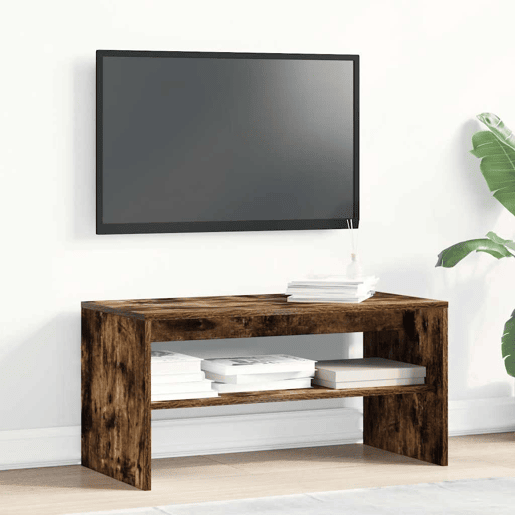 Móvel de TV - Modulo de TV - Armário de TV 80x40x40 cm derivados de madeira carvalho fumado