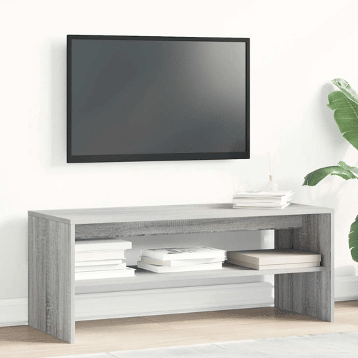 Móvel de TV - Modulo de TV - Armário de TV 100x40x40 cm derivados de madeira cinzento sonoma