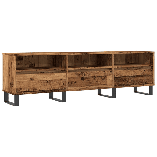 Móvel de TV - Modulo de TV - Armário de TV 150x30x44,5 cm derivados de madeira madeira velha