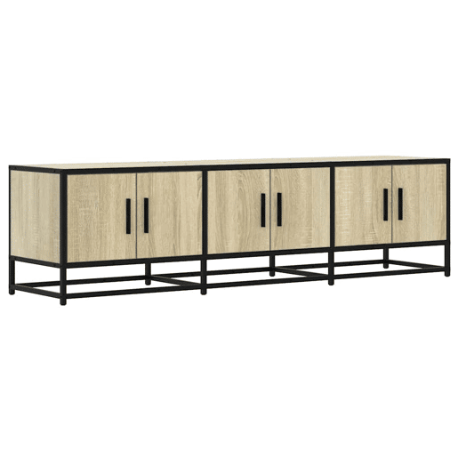 Móvel p TV, Armário de TV 150x35x41 cm deriv. madeirametal carvalho sonoma