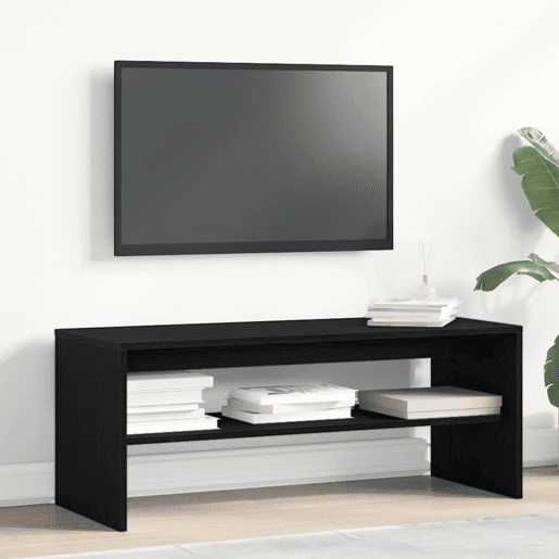 Móvel de TV - Modulo de TV - Armário de TV 100x40x40 cm derivados de madeira carvalho preto