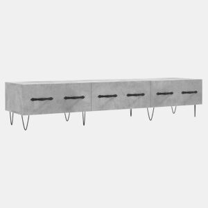 Móvel de TV - Modulo de TV - Armário de TV 150x36x30 cm derivados de madeira cinzento cimento